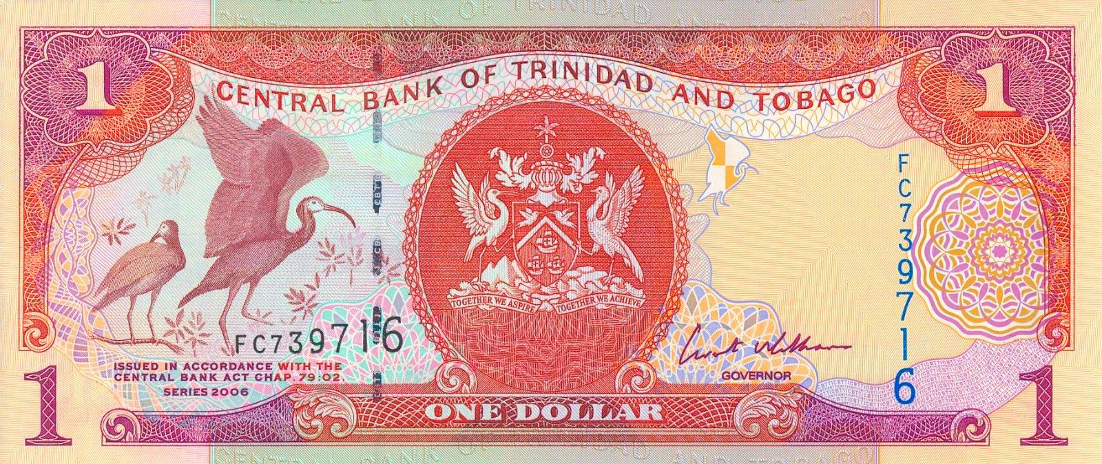 Trinidad and Tobago 1 2006 UNC P-46